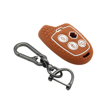 Keycare silicone key cover and keychain fit for : Nippon 3b remote key (KC-19, Zinc Alloy)