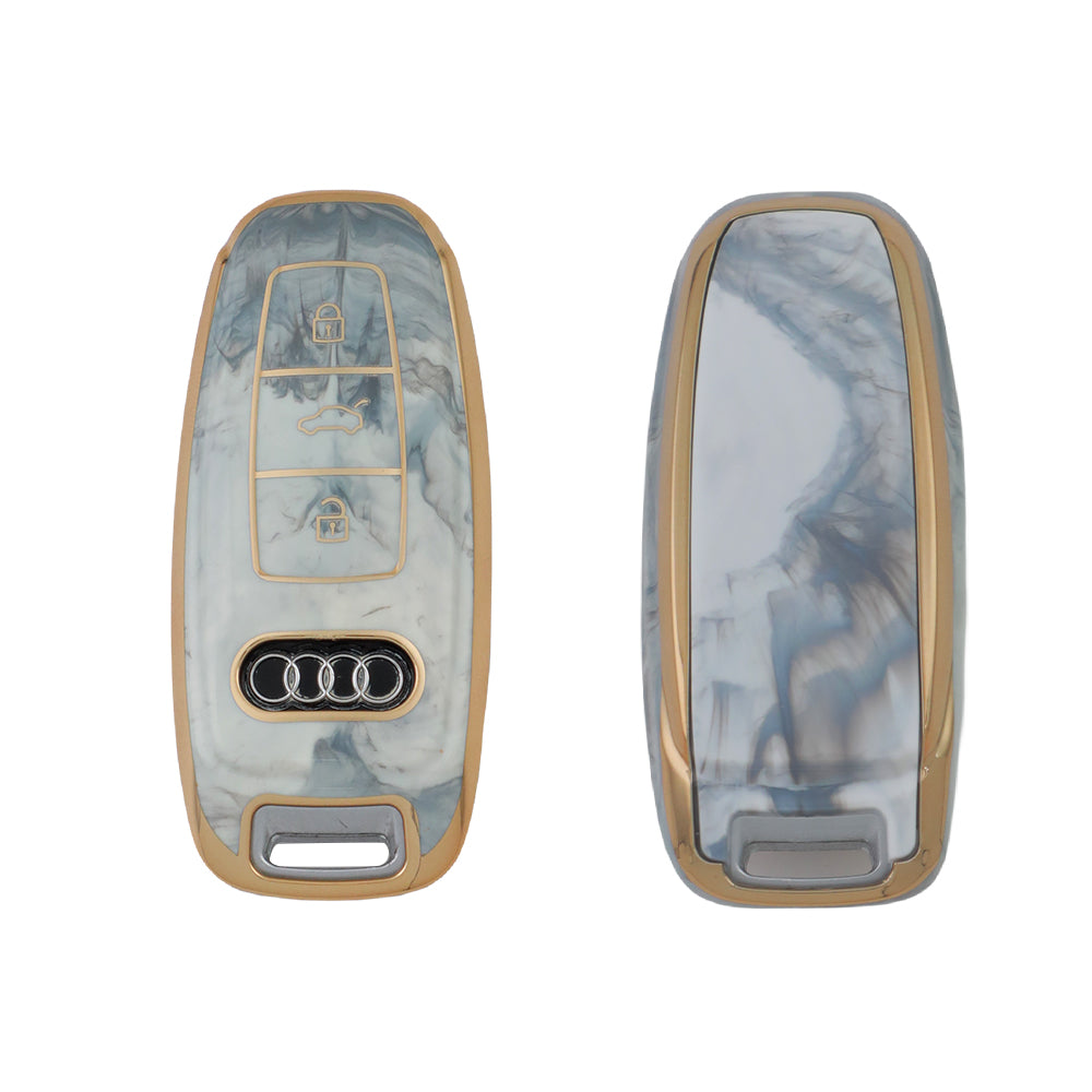 Per Audi Custodia Chiave Auto A1 A3 A4 A5 A6 A7 A8 Q3 Q5 Q7 - Foto 2