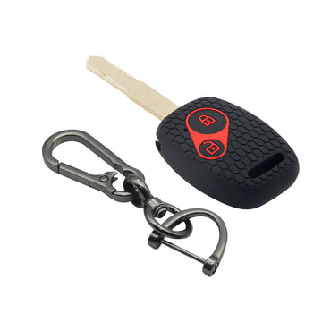 Keycare silicone key cover and keyring fit for : Honda 2 button remote key (KC-21, Zinc Alloy)