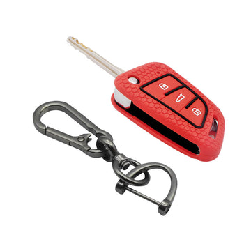 Keycare silicone key cover and keyring fit for : Keydiy B29 Universal remote flip key (KC-55, Zinc Alloy)