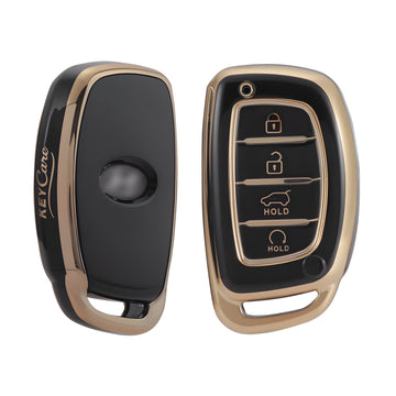 Keycare TPU Key Cover For Hyundai: Venue 4 Button Smart Key (TP67type2)