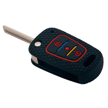 Keycare silicone key cover fit for : Verna Fluidic, I10, Old I20 (2007-2011) flip key (KC-45)