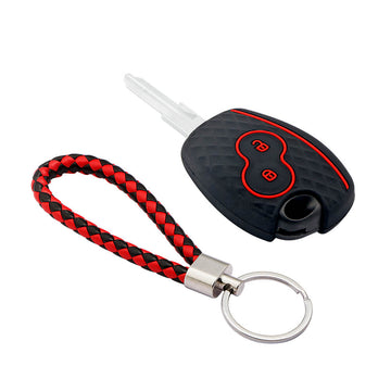 Keycare silicone key cover and keyring fit for : Logan, Duster, Verito, Lodgy 2 button remote key (KC-20, KCMini Keyring)