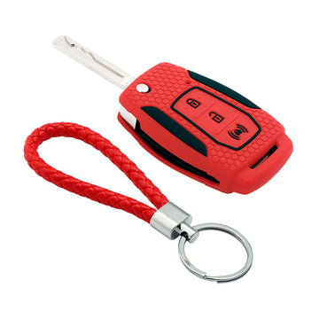 Keycare silicone key cover and keyring fit for : Xuv300, Alturas G4 flip key (KC-25, KCMini Keyring)