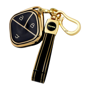 Keyzone TPU key cover and keychain for MG Comet Smart Key (KZTP_MGComet,TPKeychain)