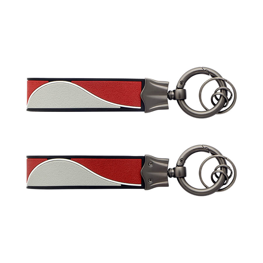 KeyCare Duo style textured key chain for car keys - Keyzone