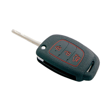 Keyzone silicone key cover fit for : i20, Verna, Xcent (2012-14) flip key (KZ-01)