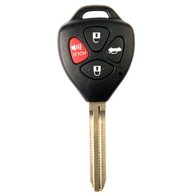 Keyzone Aftermarket Replacement Remote Key Shell Compatible for : Toyota 4  Button Remote key (Key-Shell)