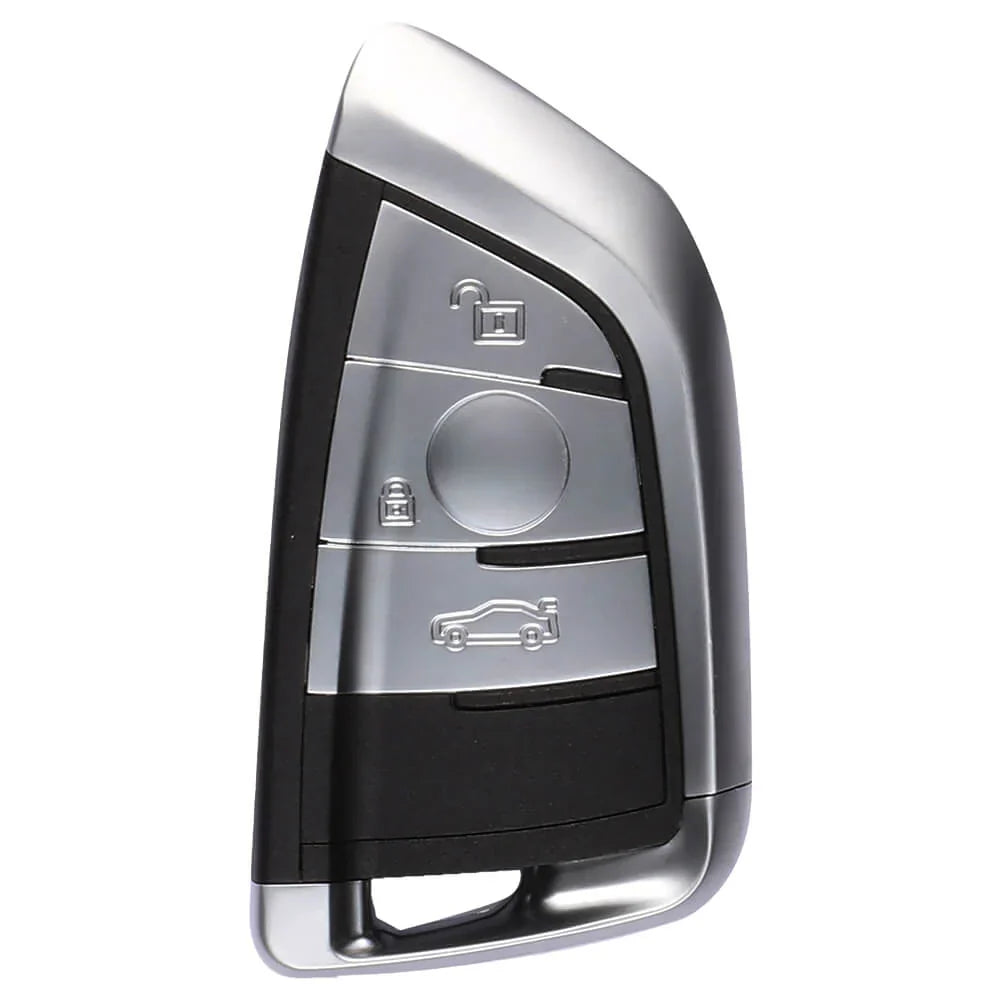Carbon Fiber Look Key Cover Case For BMW Smart Key - Fits 3/4 Button Remote Fobs