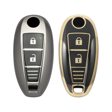 Keyzone Combo Pack – TPU Key Covers (TP04 & GMTP04) for Baleno, Ciaz, Ignis, S-Cross, Vitara Brezza, Swift, Ertiga, Urban Cruiser 2B/3B Smart Key