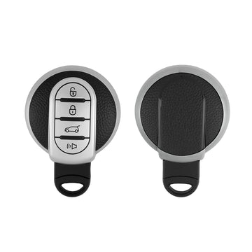 Keyzone leather TPU key cover compatible for Mini Cooper Clubman Countryman smart key (LTPU)