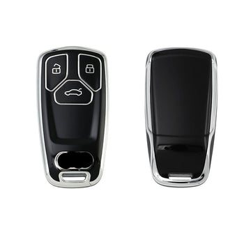 Keycare TPU key cover fit for Audi Q5, A5, A8, Q7, A4, A6 3 button smart key (TP47)