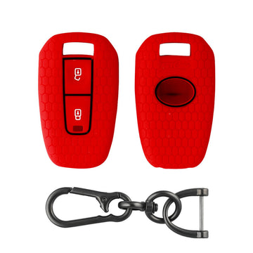 Keycare silicone key cover and keyring fit for: Indica Vista, Indigo Manza 2 button remote key (KC-22, Zinc Alloy) - Keyzone