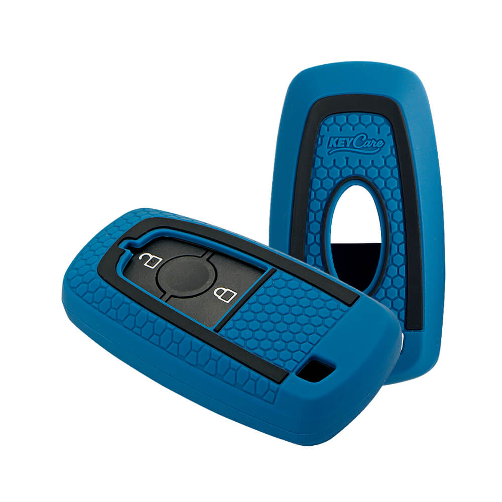 Keycare silicone key cover fit for : Ford Ecosport, Endeavour, Figo, Freestyle, Figo Aspire 2 button smart (KC-26) - Keyzone