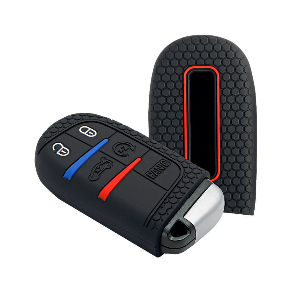 Keycare silicone key cover fit for : Compass, Trailhawk smart key (KC-28)