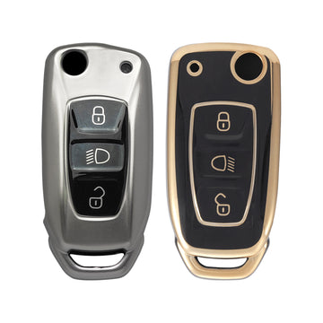 Keyzone Combo Pack – TPU Key Covers (TP29 & GMTP29) for Curvv, Nexon, Harrier, Safari, Altroz, Punch, Tigor, Tiago, Zest, Bolt, Hexa Flip Key