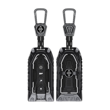 Keyzone Iron Core Series Key cover Compatible for Mahindra XUV 7XO, BE 6, XEV 9E, XEV 9S, BE 6 Formula E Edition, BE 6 FE 6-Button Smart Key(IC92)