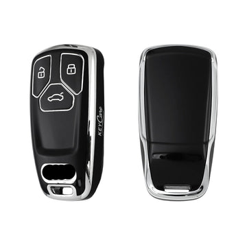 Keycare TPU key cover fit for Audi Q5, A5, A8, Q7, A4, A6 3 button smart key (TP47)