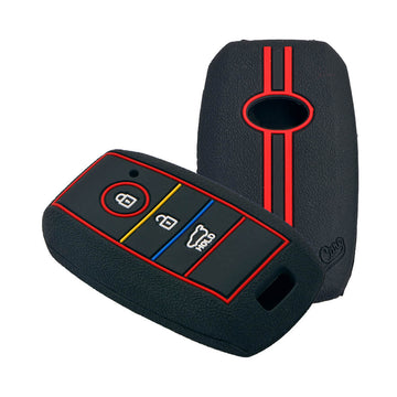 Keycare silicone key cover fit for : Kia Seltos 3 button smart key (KC-31)
