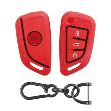 Keycare silicone key cover and keyring fit for : Keydiy B29 Universal remote flip key (KC-55, Zinc Alloy)