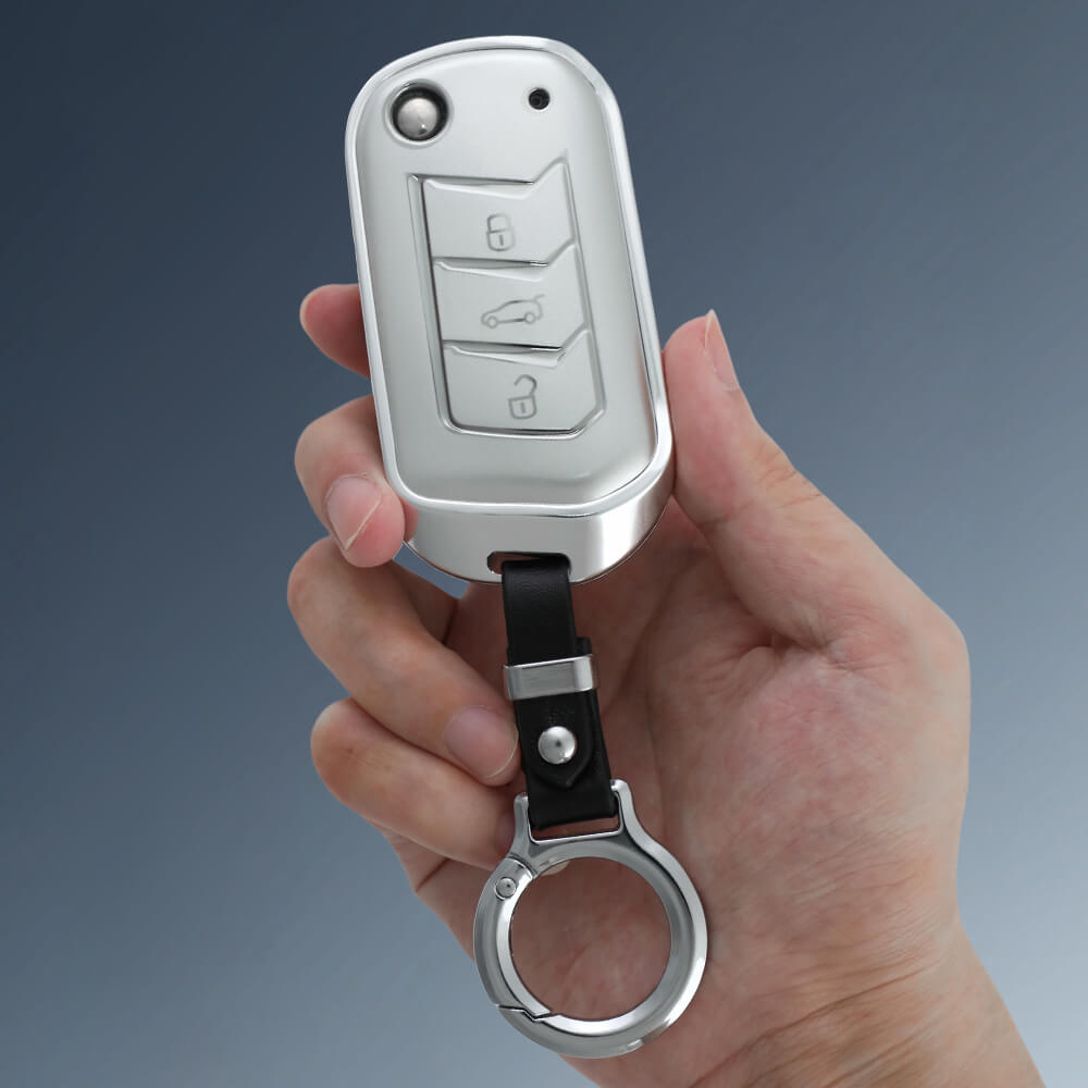 Mahindra Thar Scorpio XUV700 Bolero Aluminium Key Cover | Keyzone®