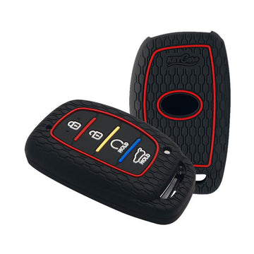 Keycare silicone key cover fit for : Alcazar and Creta 4 button smart key (KC-67)