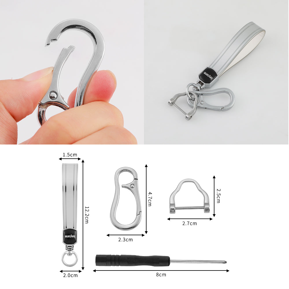 Keyzone® silver dust TPU Key Cover & keychain for Curvv, Nexon, Harrie