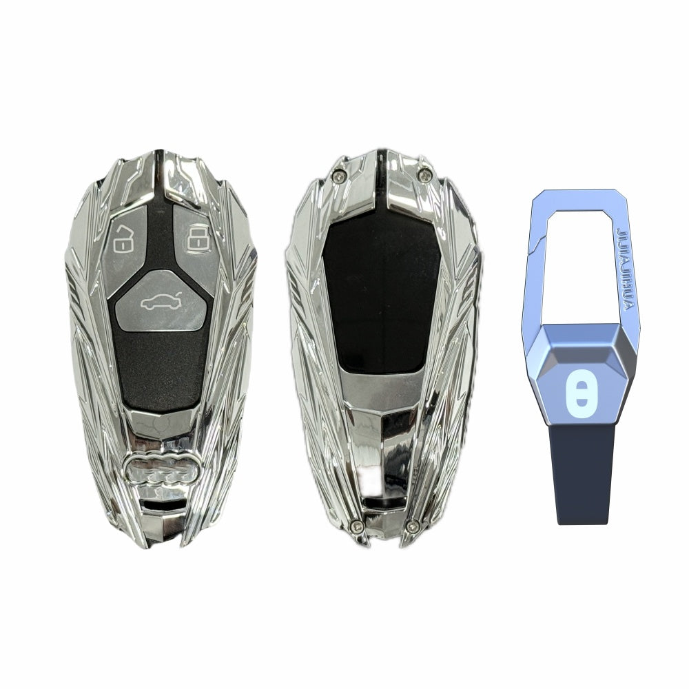 Keyzone TRF series key cover for Q5, A5, A8, Q7, A4, A6 3 button smart