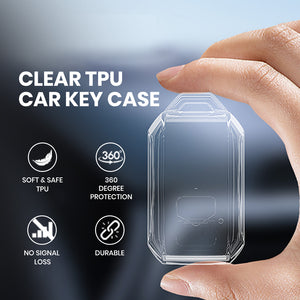Keyzone clear TPU key cover fit for Victoris, Jimny, Baleno, Grand Vitara, Xl6, Ignis, Swift, Ertiga, New Brezza 2022, Dzire, Fronx 2 button Smart Key (CLTP05)