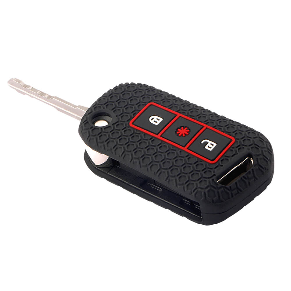 Keycare DE Series silicone key cover fit for : Marazzo, TUV300 Plus, Scorpio, Thar 2020, XUV700, XUV300, Bolero 2020, XUV400, Scorpio-N flip key (DE-09) - Keyzone