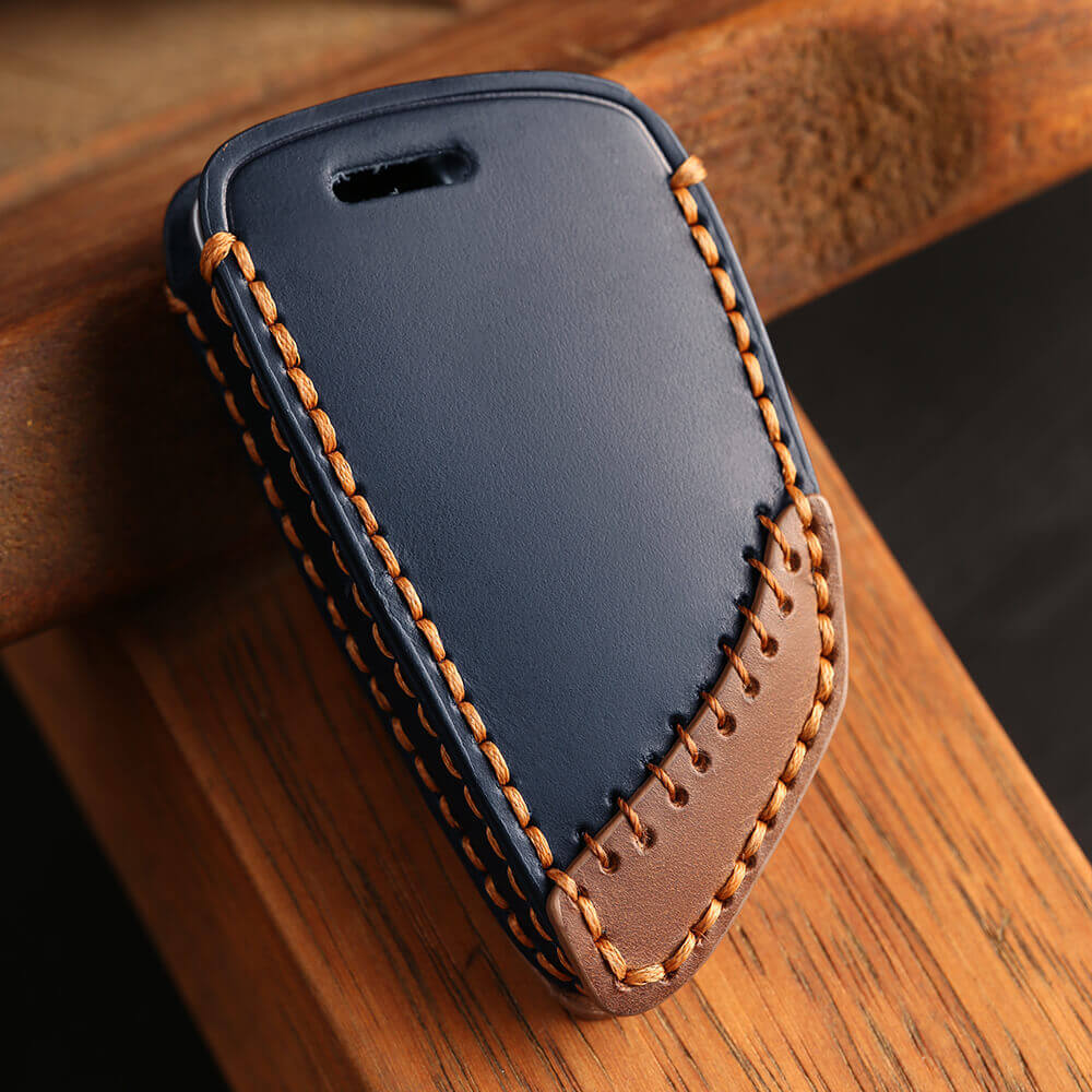 BMW X1 X3 X5 X6 5 6 7 Series Dual Leather Key Cover 4-Button | KZ®