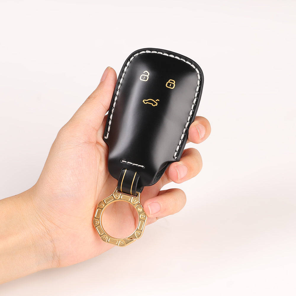 Keycare Italian leather key cover fit for Audi Q5, A5, A8, Q7, A4, A6