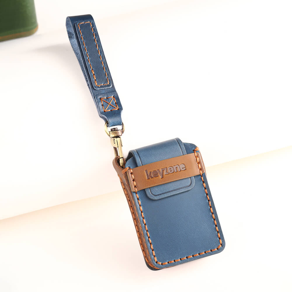 Keyzone leather key cover fit for Volvo XC40 XC60 XC90 S60 S90 V60 V90