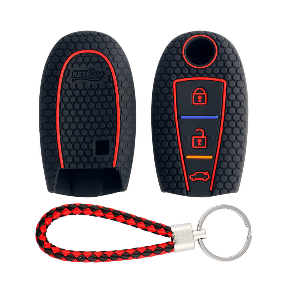 Keycare silicone key cover and keyring fit for : Urban Cruiser smart key (KC-04, KCMini Keyring) - Keyzone