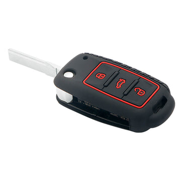Keycare silicone key cover fit for : Polo, Vento, Jetta, Ameo 3b flip key (KC-13)