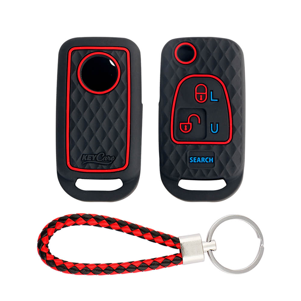 Keycare silicone key cover and keychain fit for : Bolero flip key (KC-14, KCMini Keychain)