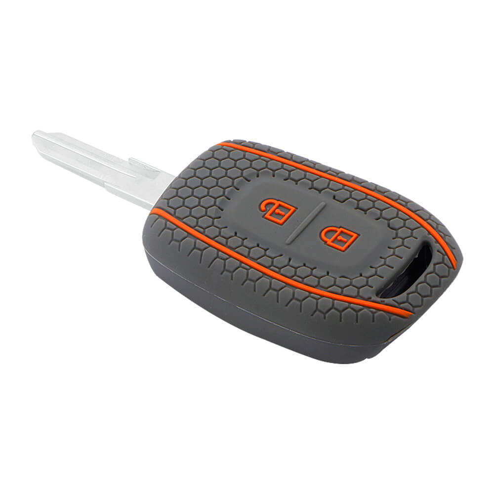 Keycare silicone key cover fit for : Kwid, Duster, Triber, Kiger remote key (KC-17) - Keyzone