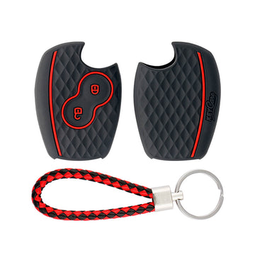 Keycare silicone key cover and keyring fit for : Terrano 2 button remote key (KC-20, KCMini Keyring) - Keyzone