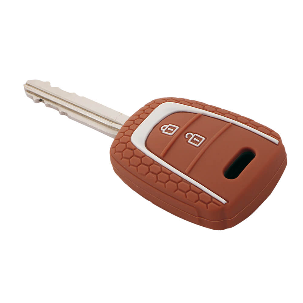 Keycare silicone key cover fit for : Santro, Eon, I10 Grand remote key (KC-27) - Keyzone