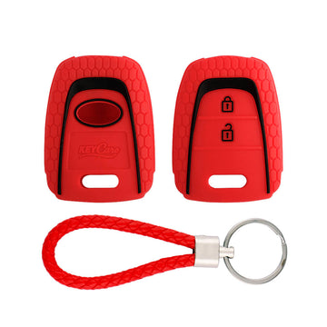 Keycare silicone key cover and keyring fit for : Santro, Eon, I10 Grand remote key (KC-27, KCMini Keyring)