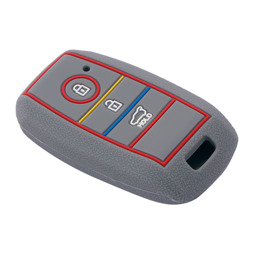 Keycare silicone key cover fit for : Kia Seltos 3 button smart key (KC-31) - Keyzone
