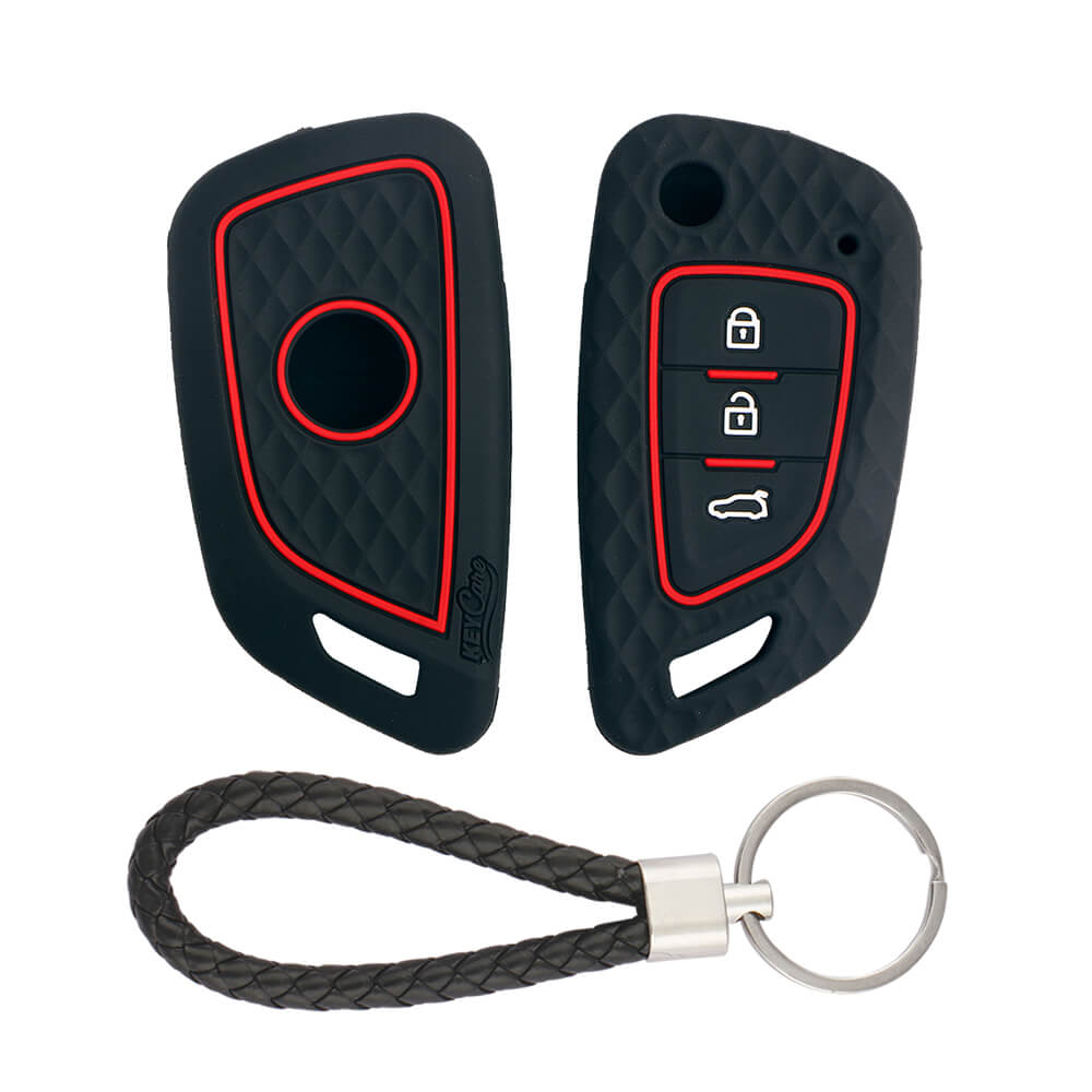 Keycare silicone key cover and keyring fit for : Xhorse Df Model Universal remote flip key (KC-59, KCMini Keyring) - Keyzone