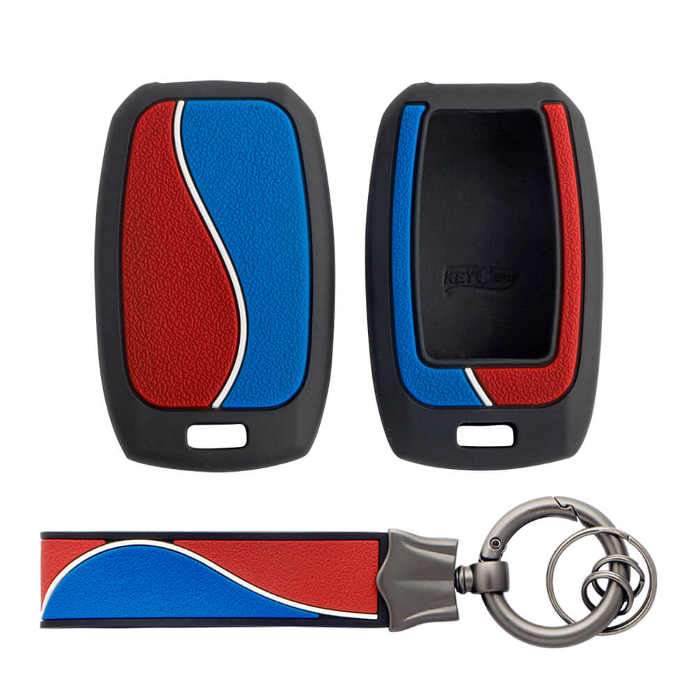 Keycare Duo style key cover and Keychain for Kia smart keys (KC-D 01,