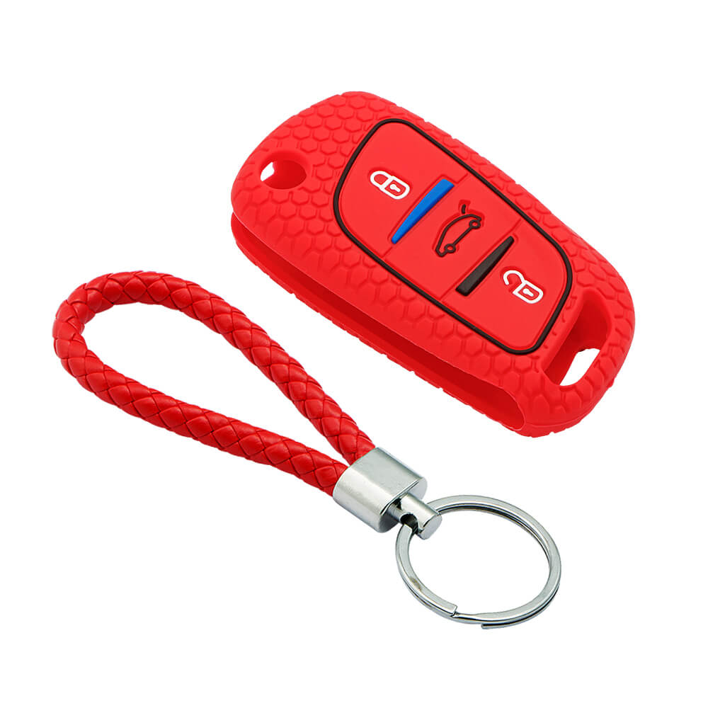 Keycare silicone key cover and keyring fit for : Kd B11 Universal remote flip key (KC-01, KCMini Keyring) - Keyzone