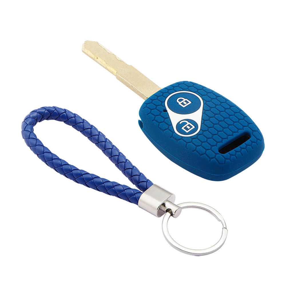 Keycare silicone key cover and keyring fit for : Honda 2 button remote key (KC-21, KCMini Keyring) - Keyzone