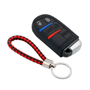 Keycare silicone key cover and keyring fit for : Compass, Trailhawk smart key (KC-28, KCMini Keyring)