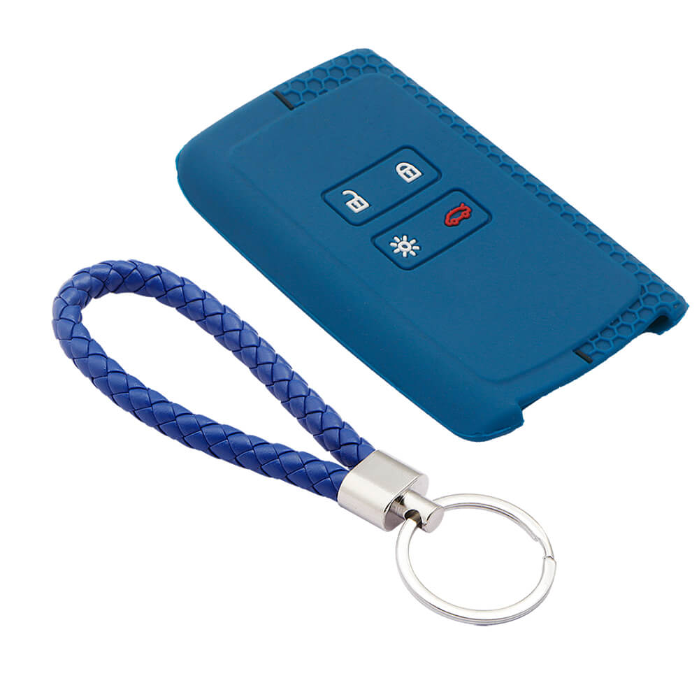 Keycare silicone key cover and keyring fit for : Triber, Kiger smart card (KC-46, KCMini Keyring) - Keyzone