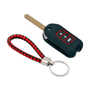 Keycare silicone key cover and keyring fit for : City, Wr-v flip key (KC-50, KCMini Keyring)