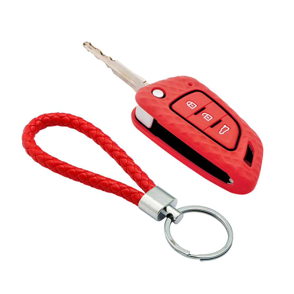 Keycare silicone key cover and keyring fit for : Xhorse Df Model Universal remote flip key (KC-59, KCMini Keyring) - Keyzone