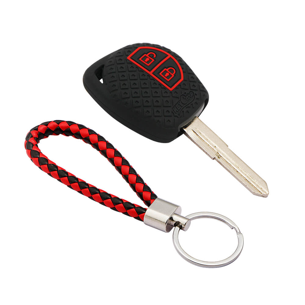 Keycare silicone key cover & keychain for: Fronx, Jimny, Swift, Dzire